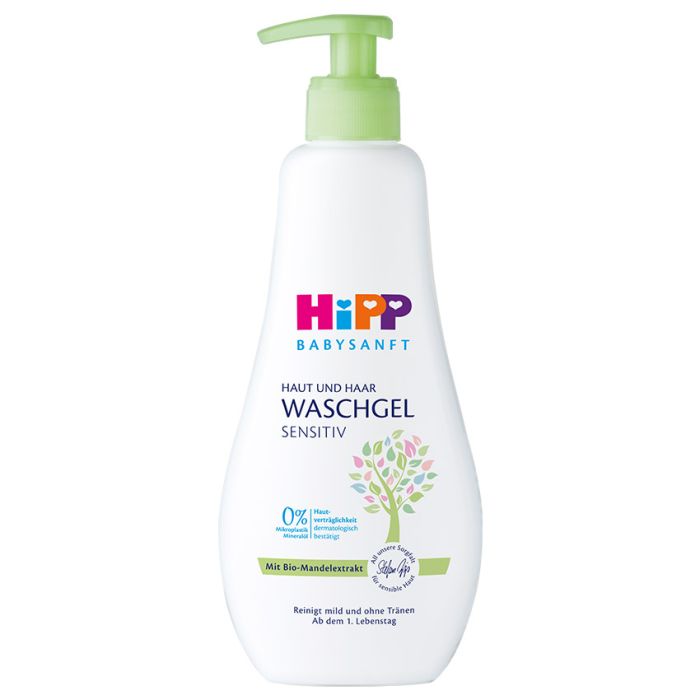HiPP Babysanft Skin & Hair Wash Gel (400ml)
