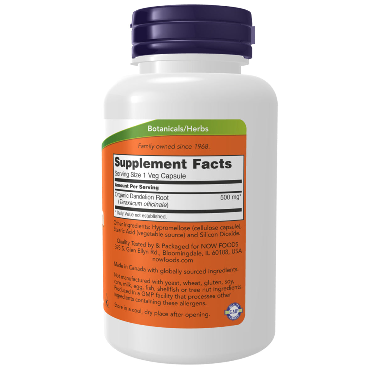 DANDELION ROOT 500 MG 100 VCAPS