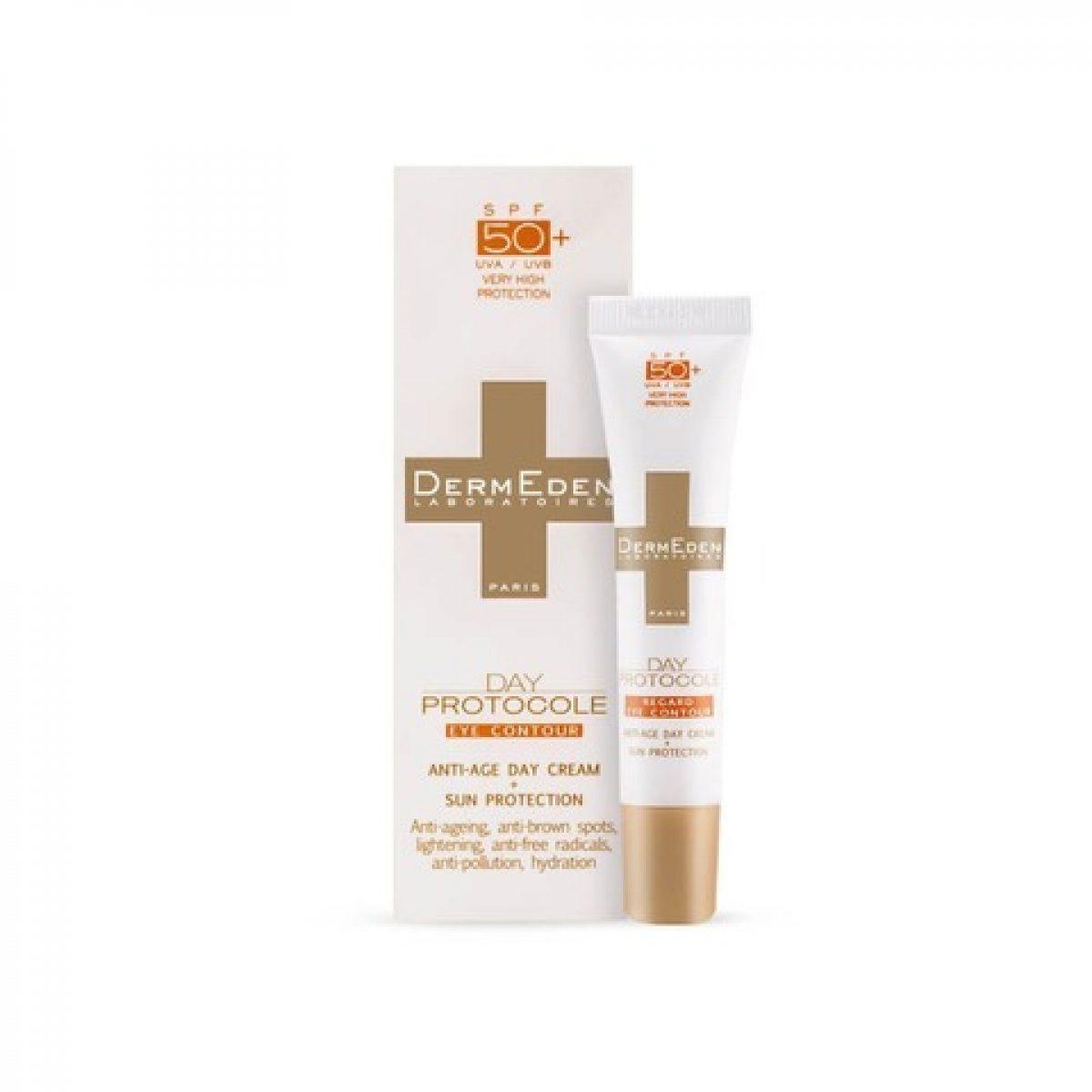 Day Protocole Eye Contour Spf 50-50ml - Halsa