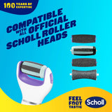 Scholl ExpertCare 2-in-1 File & Smooth. Dual Speed Pedi Electric Foot File for Hard Skin and Callus Removal. Batteries Included