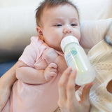 Dr. Brown's Natural Flow Anti-Colic Options+ Narrow Baby Bottle, with Level 1 Slow Flow Nipple