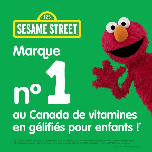 Sesame Street® Probiotic 1 Billion Active Cells Gummies
