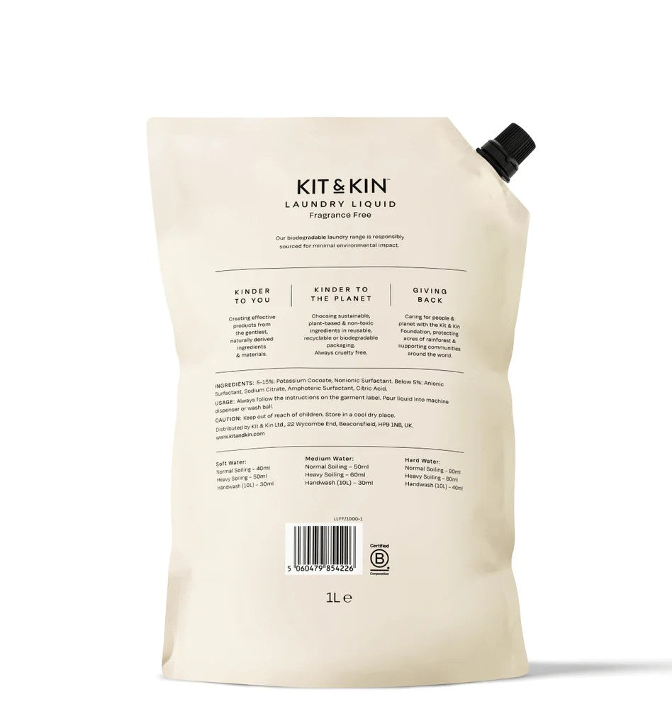 Laundry liquid (1L refill pouch)