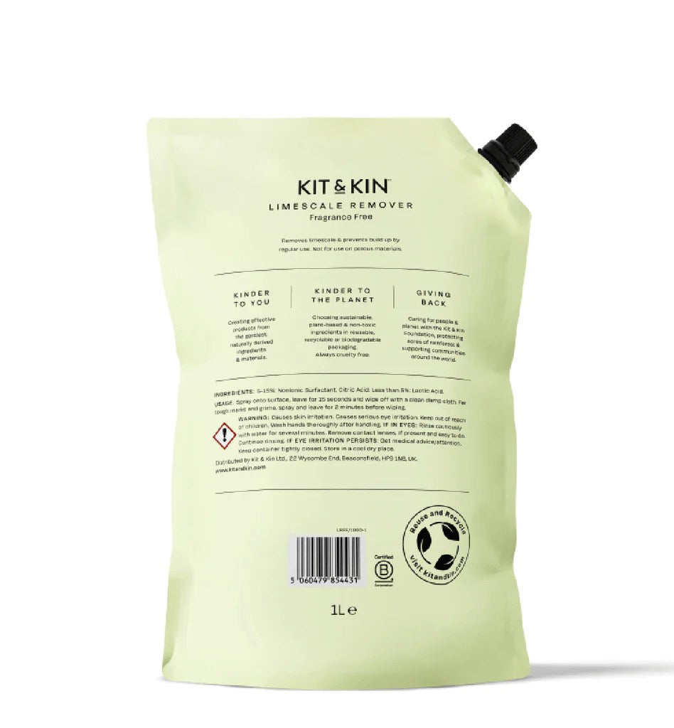 Limescale remover (1L refill pouch)