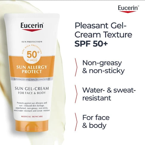 Eucerin Sun Protection Sun Allergy Protect SPF50+ Sun Gel-Cream Face and Body