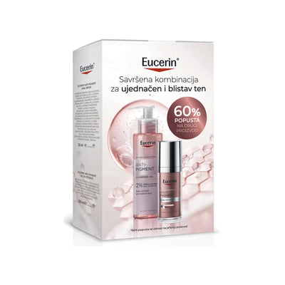 Eucerin® Anti Pigment Promo Set - Cleansing Gel (200ml) + Dual Serum (30ml)
