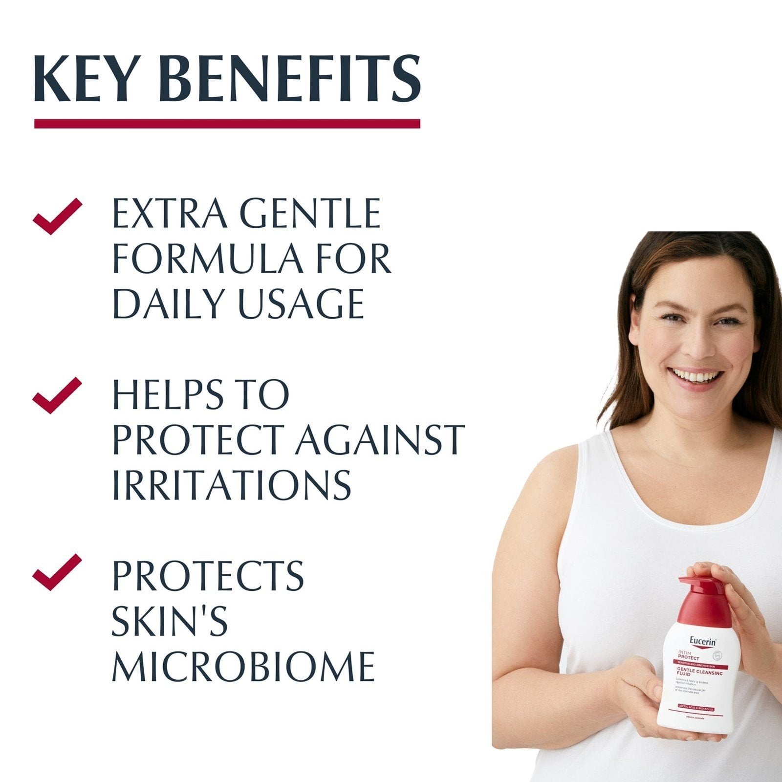 Eucerin Intim-Protect Gentle Cleansing Fluid 250ml