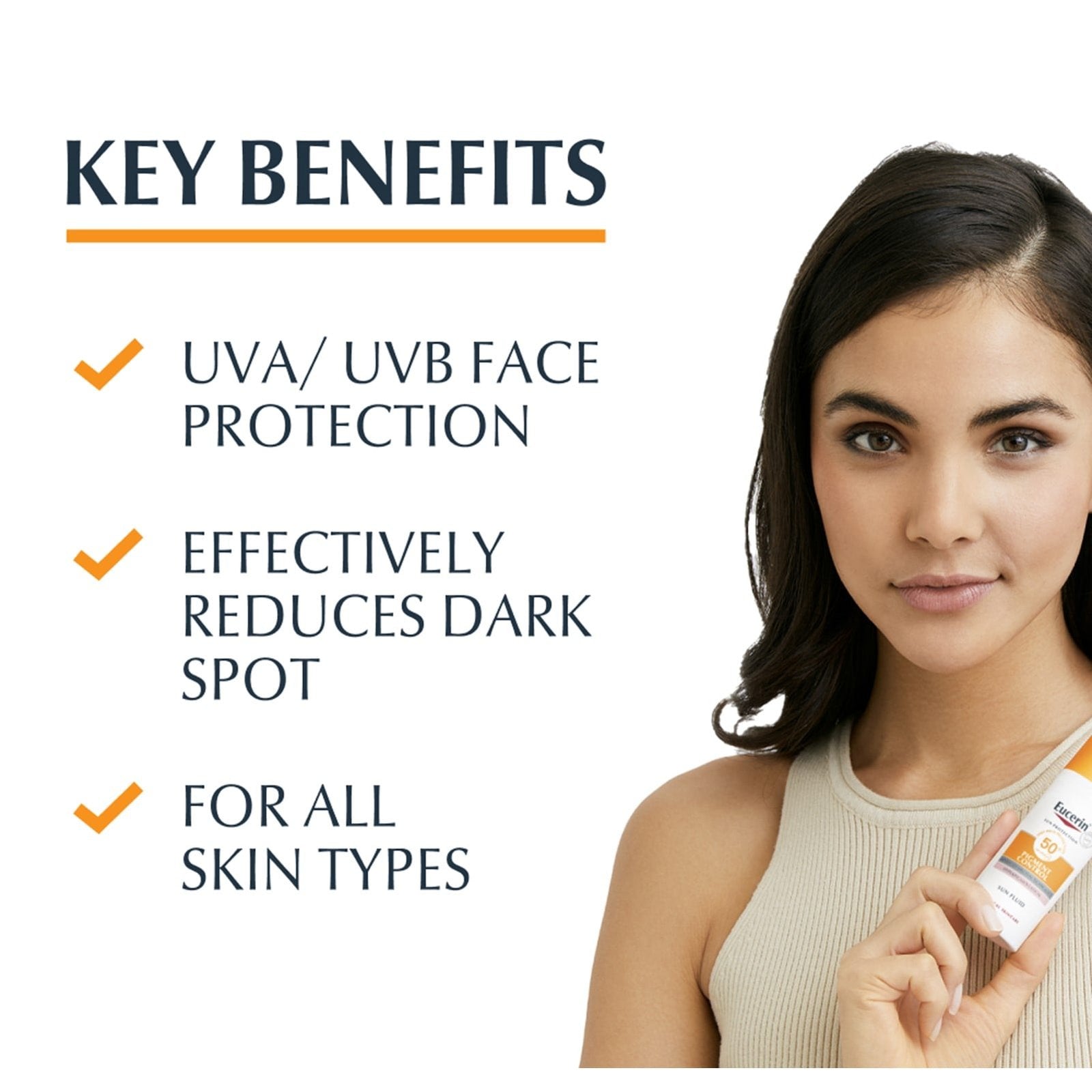 Eucerin Sun Pigment Control Sun Fluid SPF50+ Sunscreen 50ml