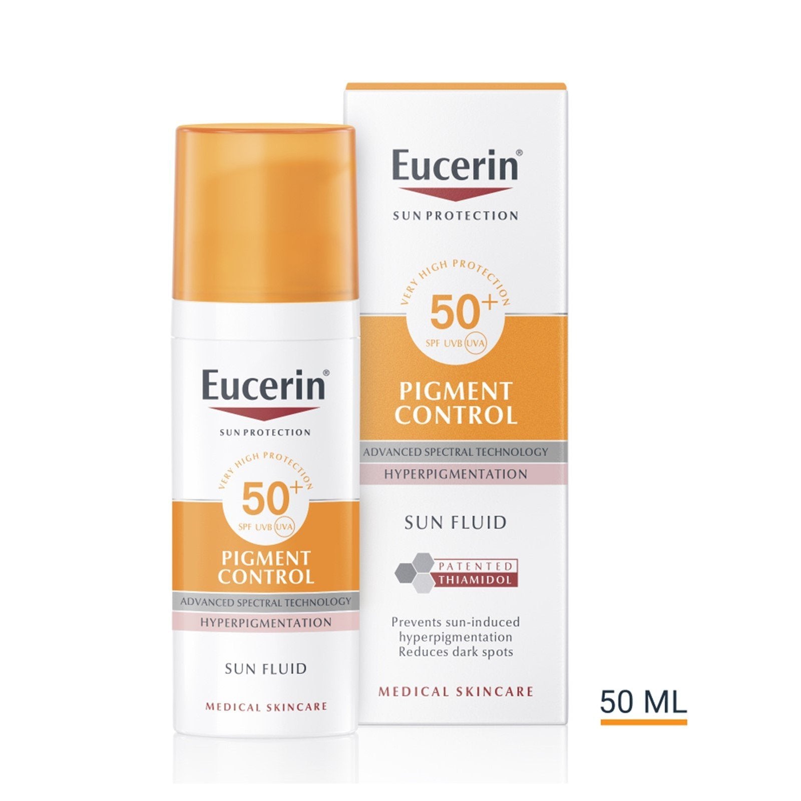 Eucerin Sun Pigment Control Sun Fluid SPF50+ Sunscreen 50ml