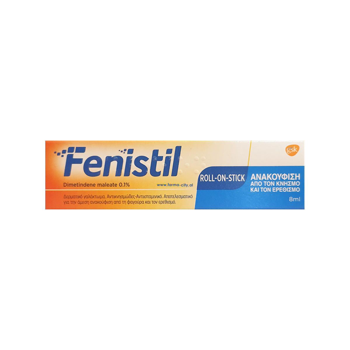 GlaxoSmithKline – Fenistil roll-on freskues pas pickimit apo djegieve