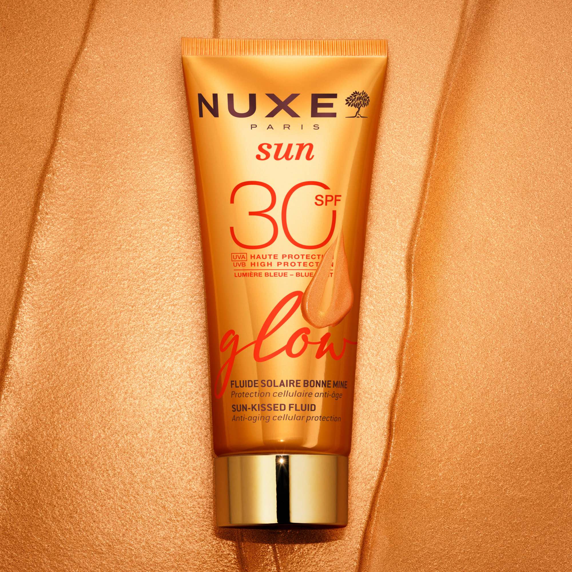 Sun-kissed fluid SPF30