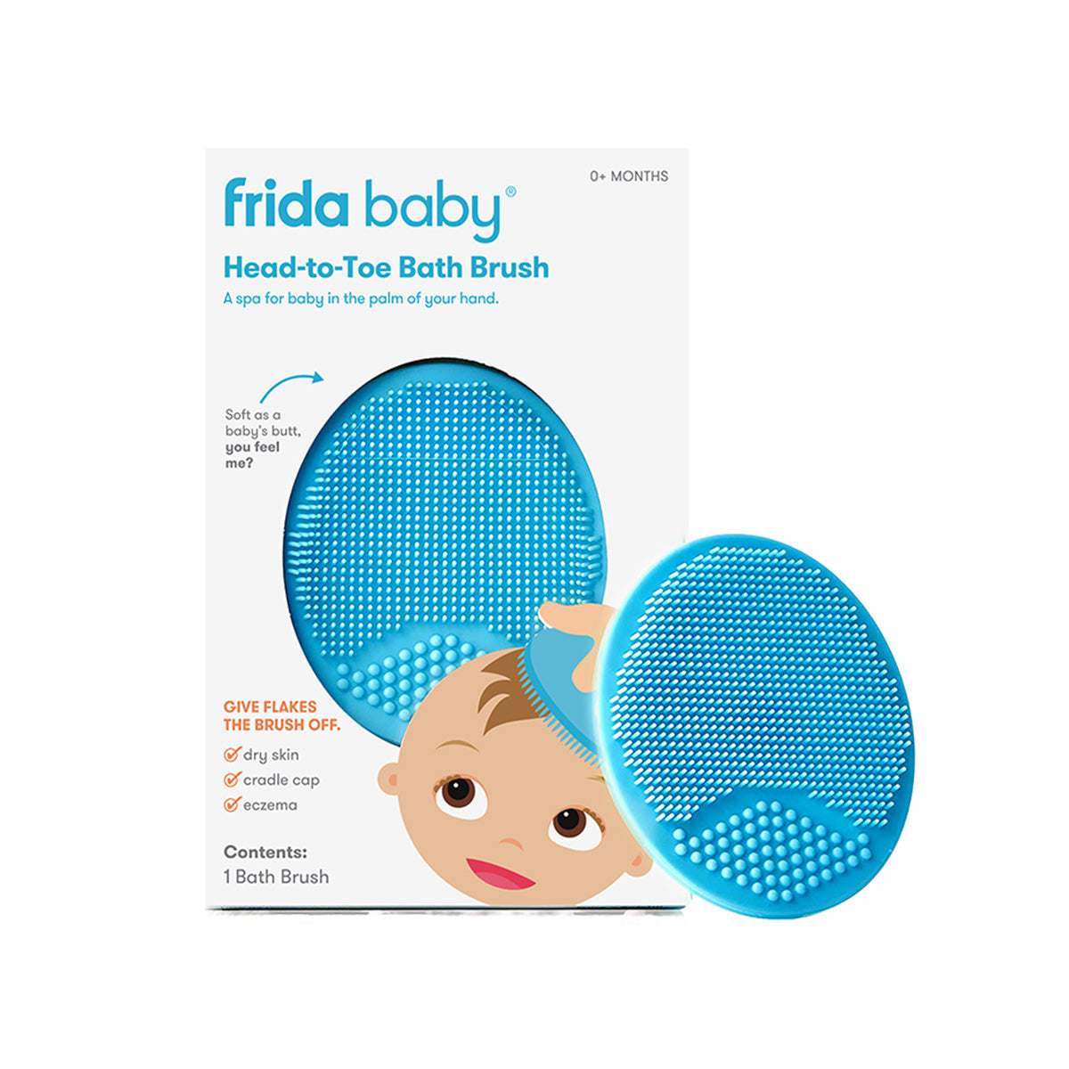Frida Baby – Bath Silicone Brush (0m+)