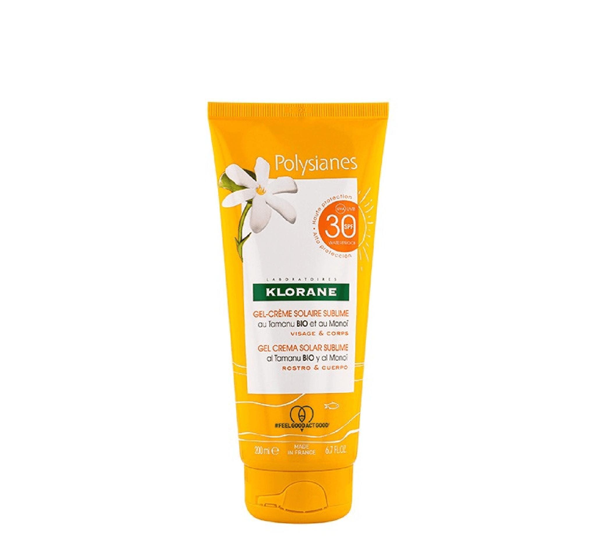 Gel - Crème Solaire Sublime Monoi & Tamanu BIO SPF 30 - Halsa