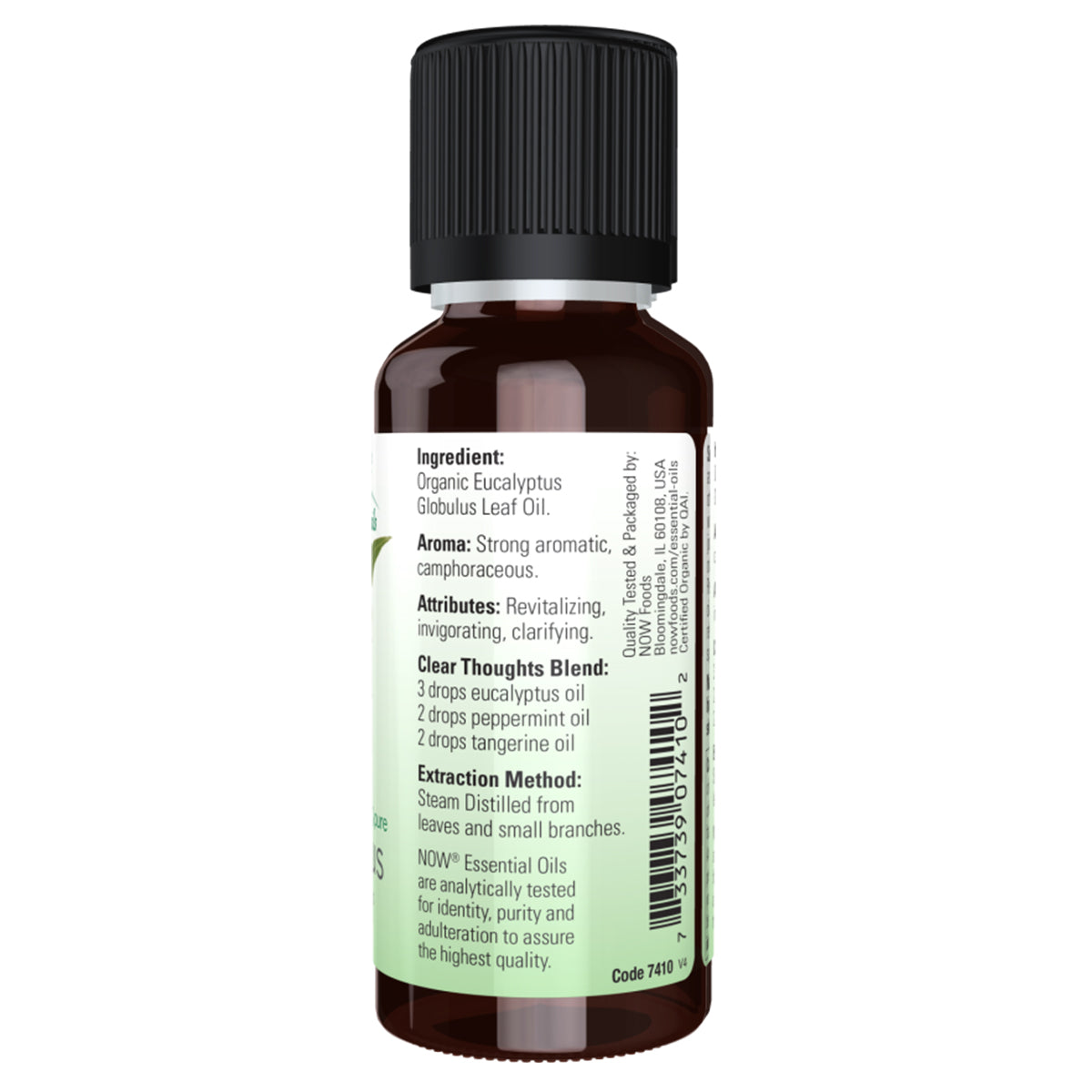 ORGANIC EUCALYPTUS OIL 1 OZ