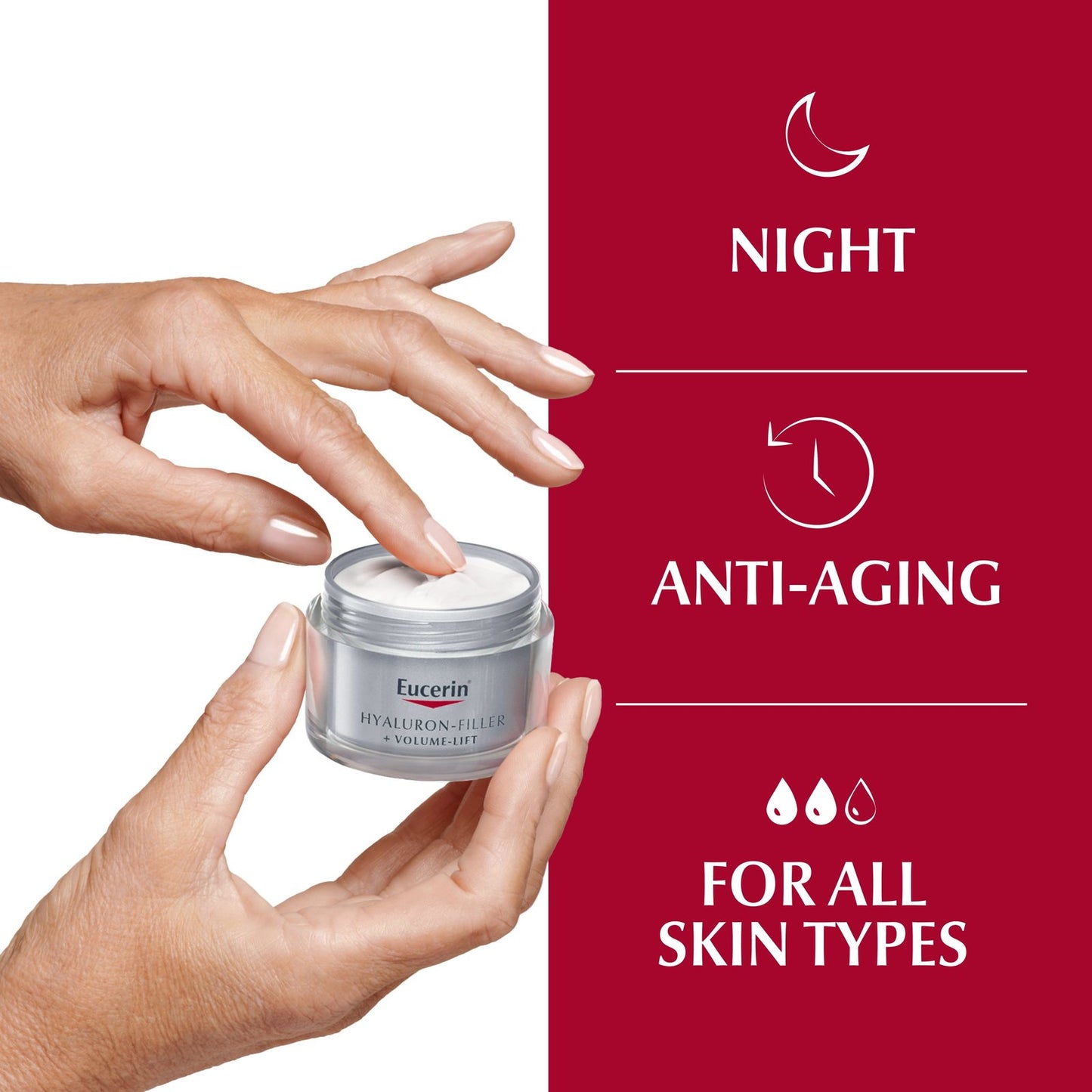 Eucerin Hyaluron-Filler + Volume-Lift Night 50ml