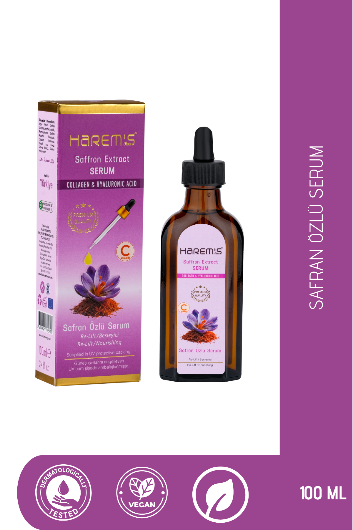 Safran Özlü Serum