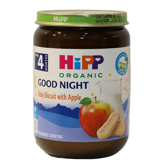 Hipp Good Night Baby Biscuit with Apple 4M+ 190g - Halsa