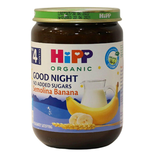 Hipp Good Night Semolina Banana 4M+ 190g - Halsa