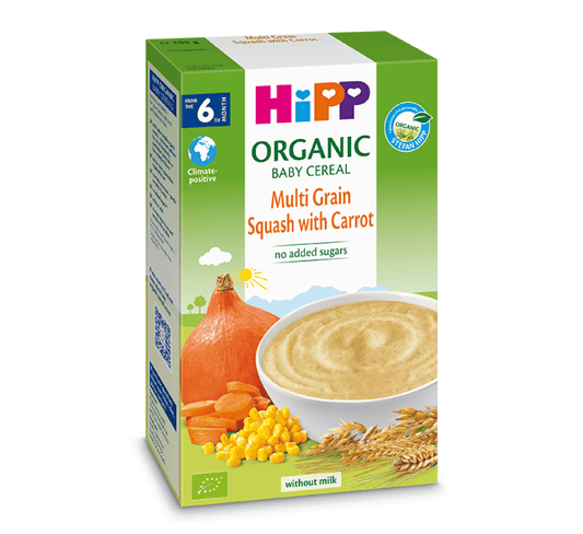 Hipp Multi Grain Squash with Carrot 6m+ - Halsa