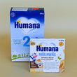 HUMANA 2 300GR + HUMANA PUDING BOLLGUR BISKOTE 8M+ 4X100G - Halsa