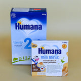 HUMANA 2 300GR + HUMANA PUDING BOLLGUR BISKOTE 8M+ 4X100G - Halsa