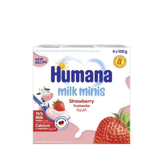 HUMANA KOS LULESHTRYDHE 8M+ 4X100G - Halsa