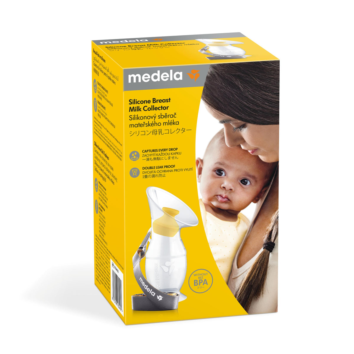 Silicone breast milk collector