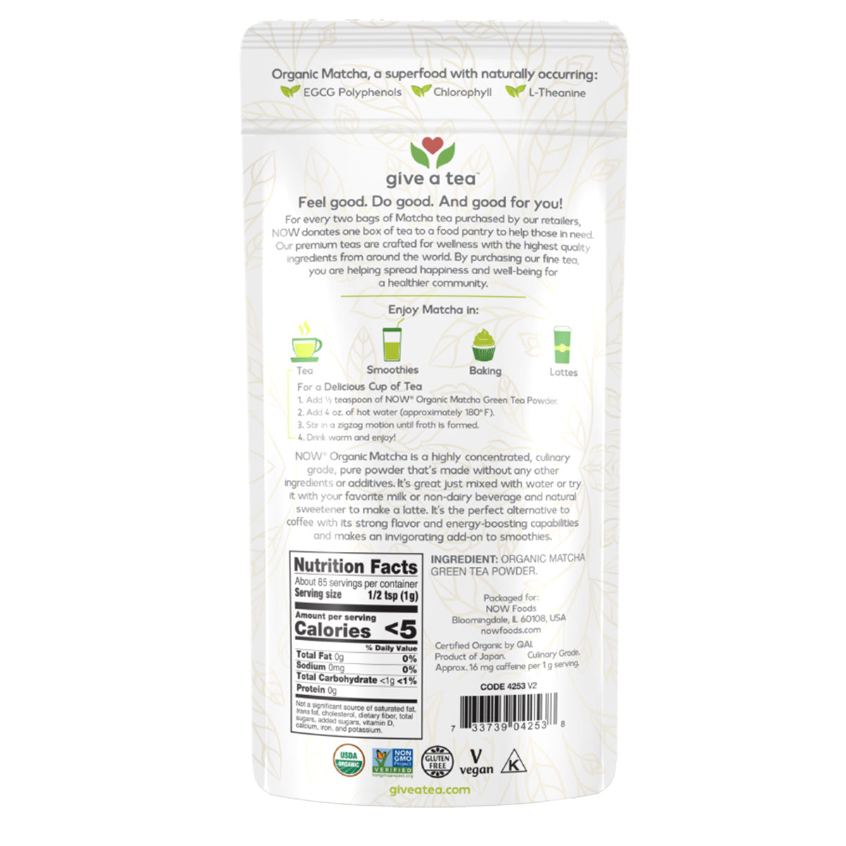 MATCHA TEA ORGANIC 3 OZ-NOW