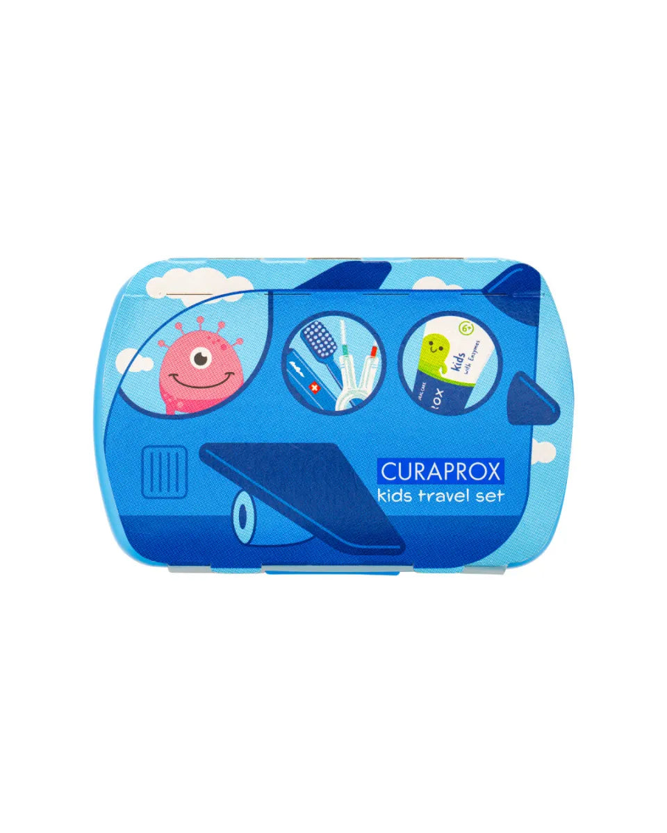 Kids Travel-Set for ages 6 to 12, blue