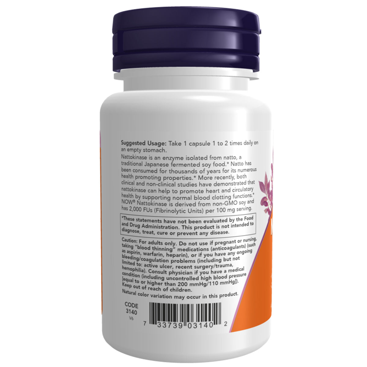 NATTOKINASE 100 MG 60 VCAPS-NOW