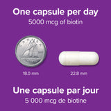 Biotin 5000 mcg Vegetarian Capsules