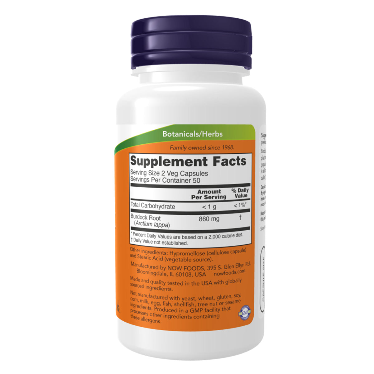 BURDOCK ROOT 430 MG 100 VCAPS