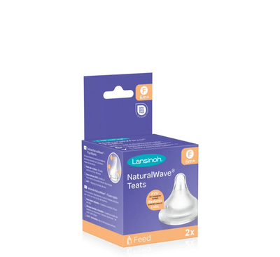 Lansinoh NaturalWave Teats Fast Flow 6m+ (*2pcs)