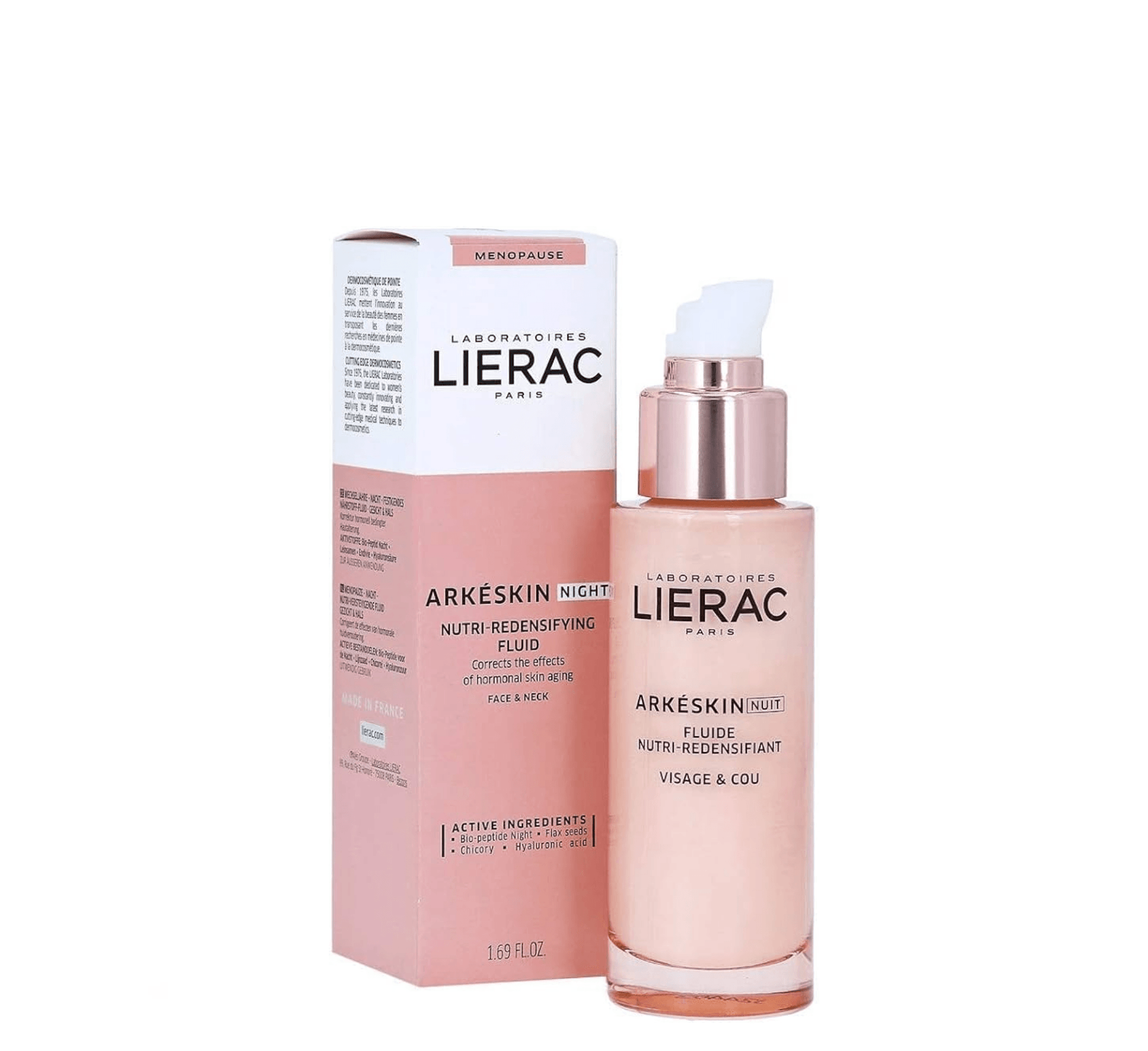 LIERAC ARKESKIN - Fluide Night Face & Neck (*50ml) - Halsa