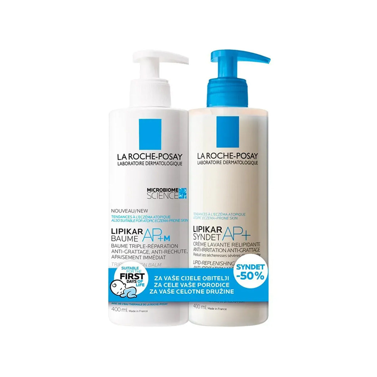 La Roche Posay Lipikar Baume AP+M & Lipikar Syndet AP+