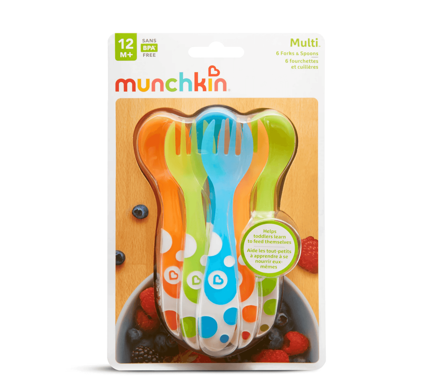 Munchkin Multi Forks and Spoons - 6pk - Halsa
