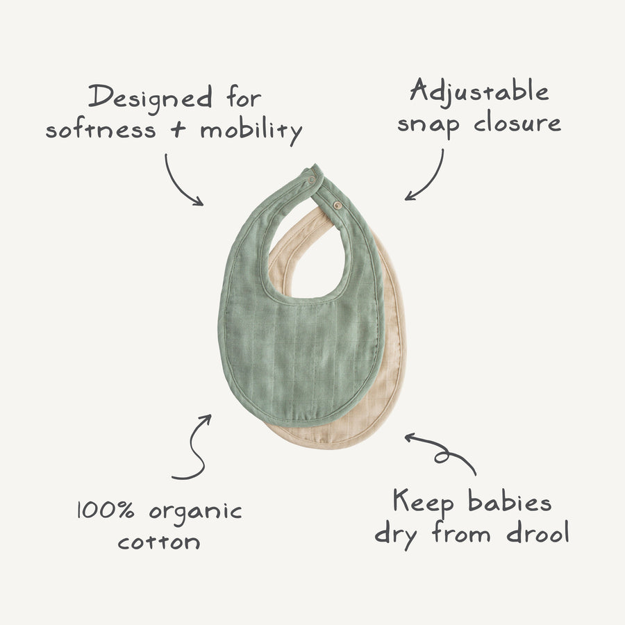 Mushie Muslin Bib