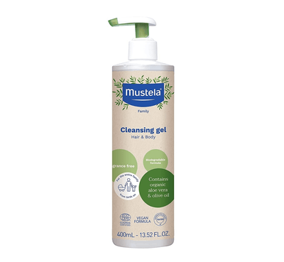 Mustela Organic Cleansing Gel - Hair & Body *400ml