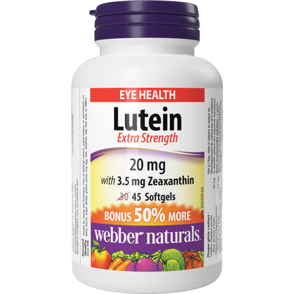 Lutein 20 mg with 3.5 mg Zeaxanthin