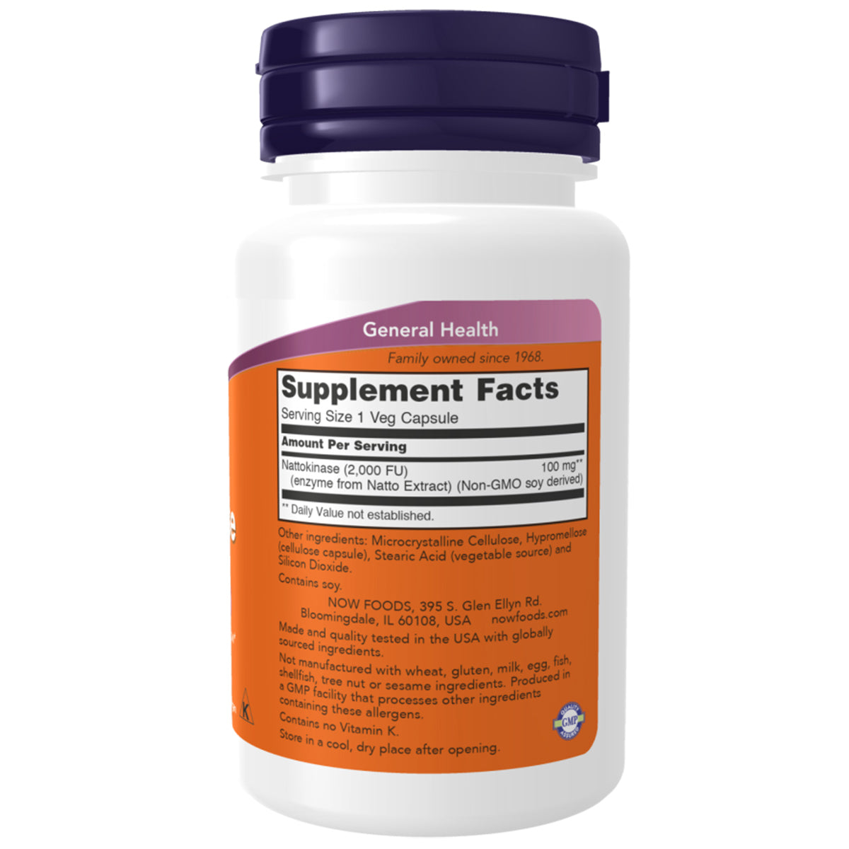 NATTOKINASE 100 MG 60 VCAPS-NOW