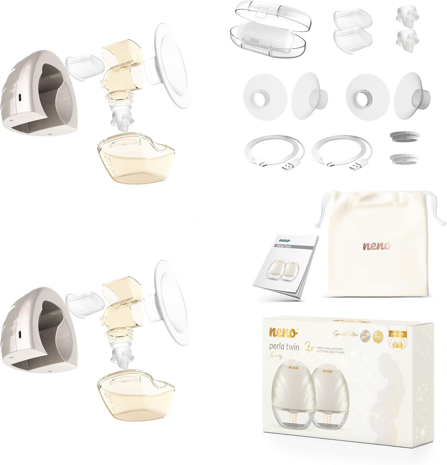 Neno – Perla Twin Shelly Hands Free Electric Breast Pump