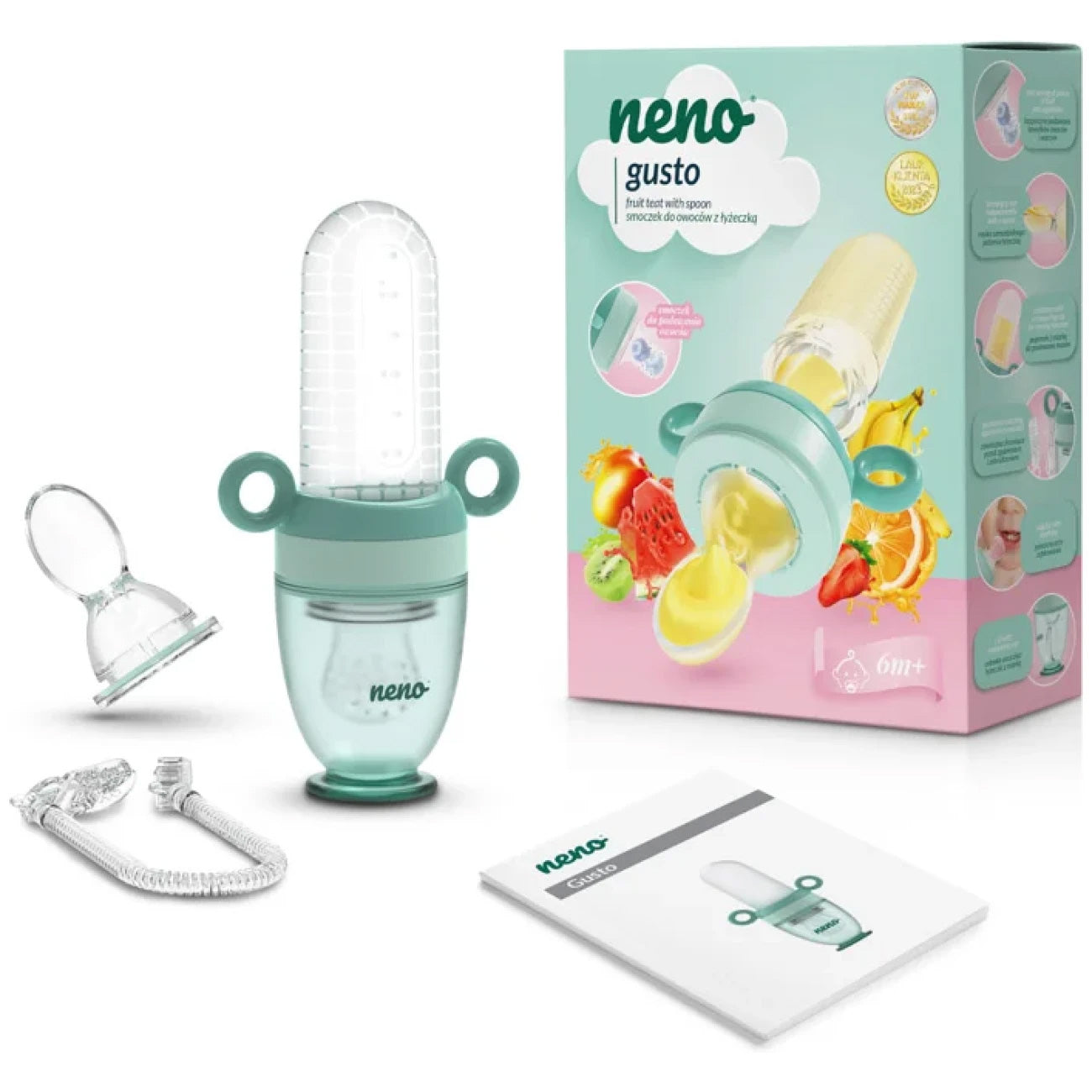 Neno – Gusto Fruit Pacifier With Spoon