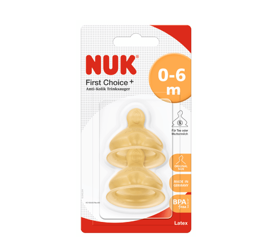 NUK First Choice Biberon Ushqyes Latex - Halsa