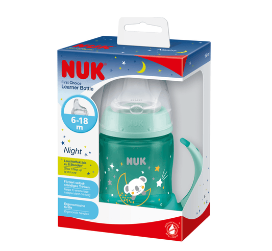 NUK Gote First Choice Learner Bottle Night (6-18M) - Halsa