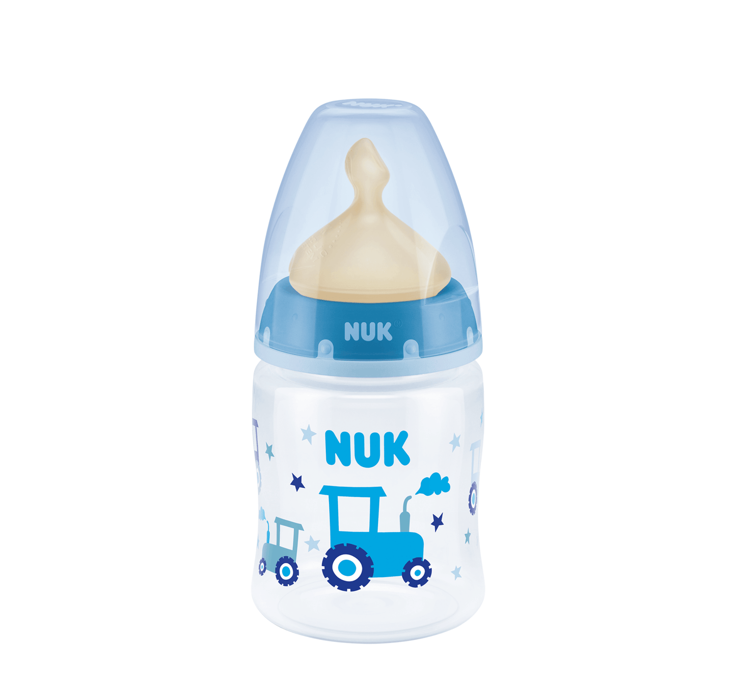 NUK Shishe Plastike First Choice+ Latex Temp.Control (0-6M) - Halsa