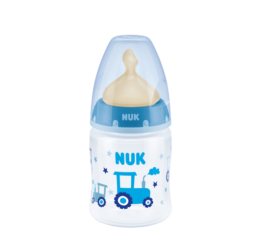 NUK Shishe Plastike First Choice+ Latex Temp.Control (0-6M) - Halsa