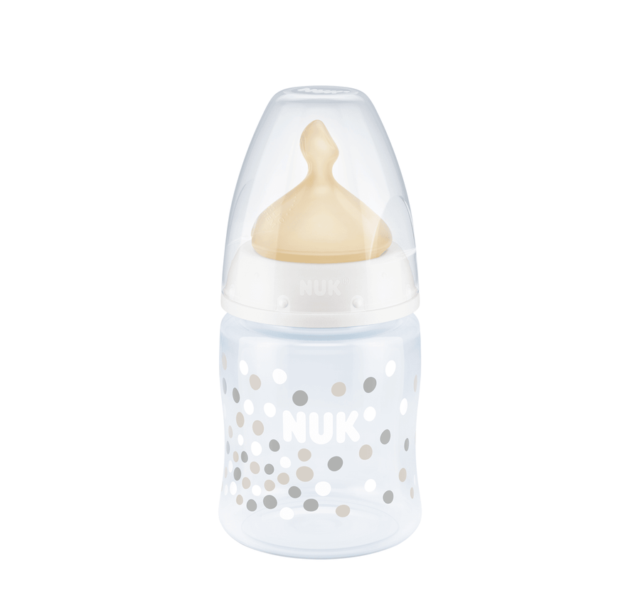 NUK Shishe Plastike First Choice+ Latex Temp.Control (0-6M)