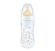 NUK Shishe Plastike First Choice+ Latex Temp.Control (0-6M) - Halsa