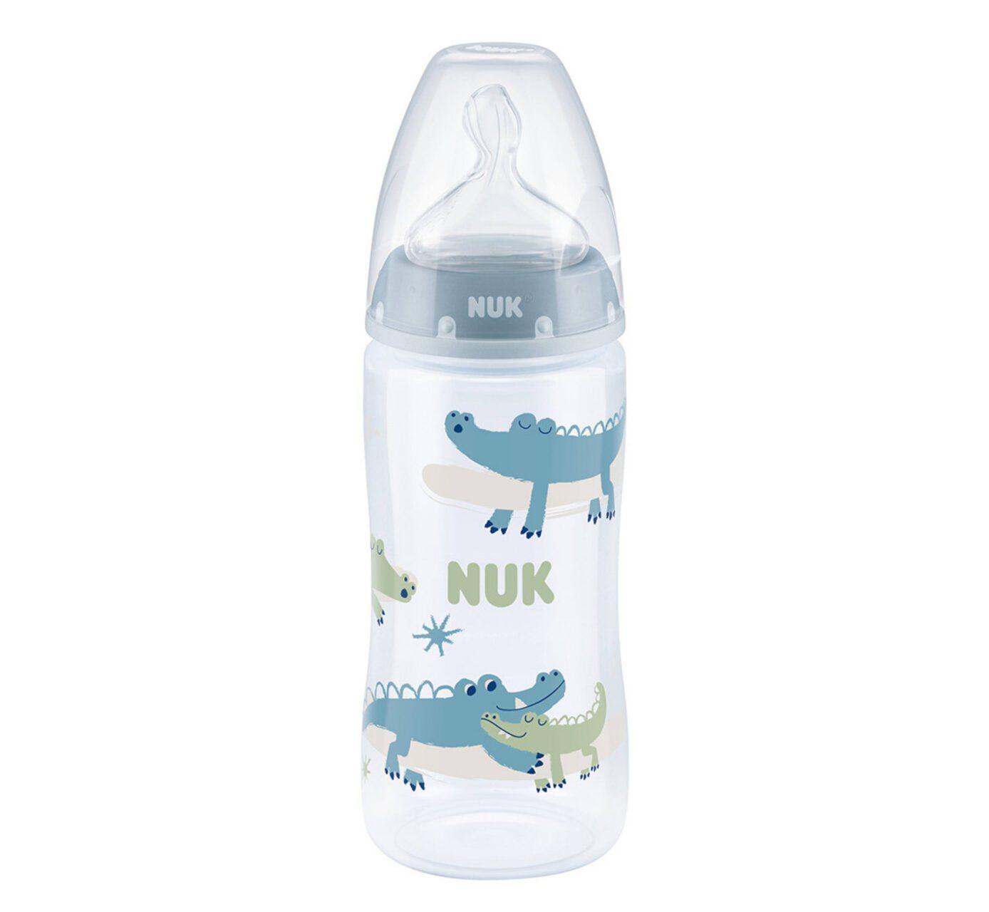 NUK Shishe Plastike First Choice+ Silikon (0-6M) - Halsa