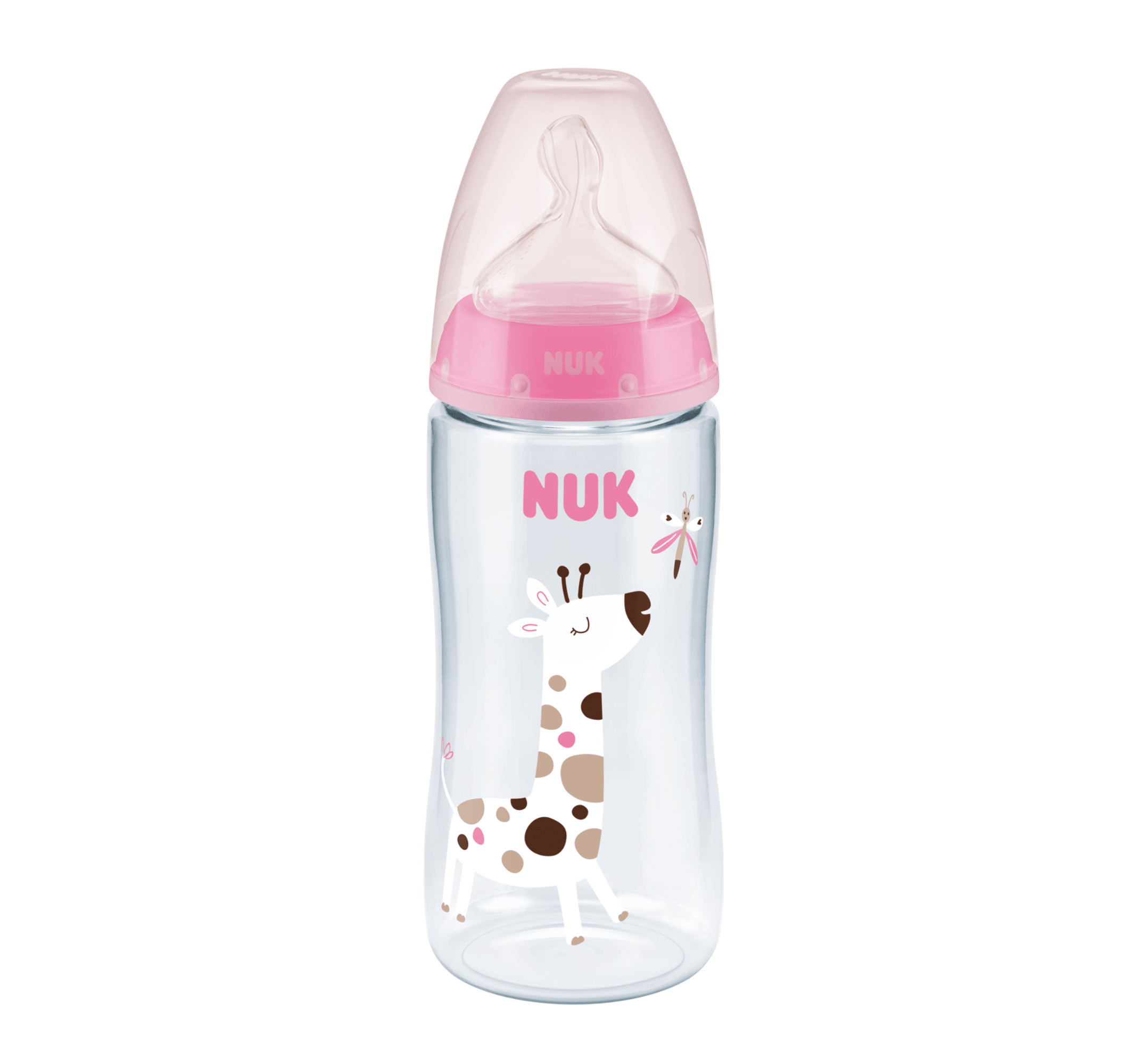 NUK Shishe Plastike First Choice+ Silikon (0-6M) - Halsa